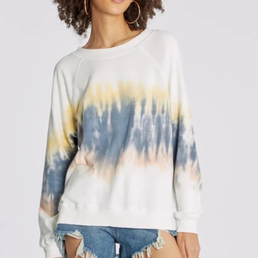 NWT Wildfox Sommers Tie-Dye Pullover Sweatshirt XS - Picture 2 of 7